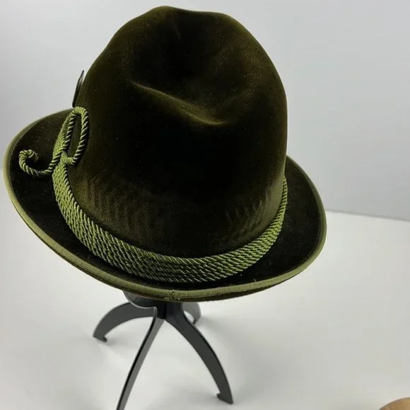 SOLD - Vintage Dobbs Game Bird Fedora Hat - Picture 3 of 9